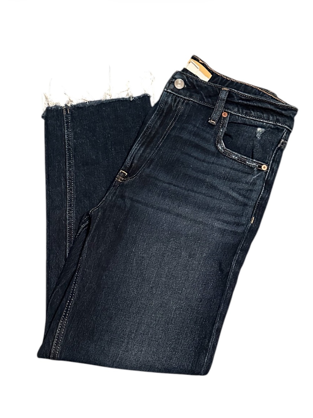 Like New Goldie Blues High-Rise Cheeky Taper Ankle Jeans